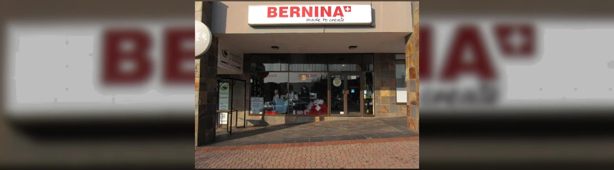 Bernina sewing machine shop store front